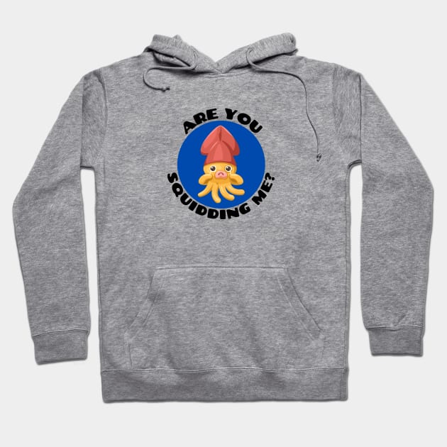 Are You Squidding Me | Squid Pun Hoodie by Allthingspunny